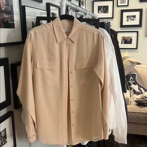 Equipment Cream Collared Shirt